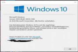 Windows 10 version 1909 (updated Jan 2020) ITA