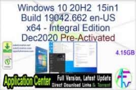 Windows 10 20H2 15in1 en-US x64 - Integral Edition 2020.11.29