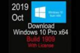 Windows 10 Pro en-US v1909 x64 BiT Activated-KBO